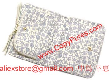 LOUIS VUITTON　ルイヴィトン　モノグラム・フルリ　LV　フラワー・モチーフ　ヴィオレ　財布　ポルト　モネ・アンソリット　M60230